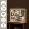 Kerst - Kerstboom - Winter - Binnen - Sneeuw Light Box met batterij (Wandlamp) middel -USP_websiteoverzichtNL