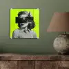 Vrouw - Sterrenhemel - Groen plexiglas 5mm klein -sfeer3