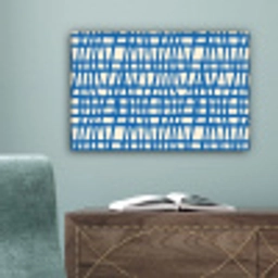 Ruitpatroon - Blauw - Crème canvas 2cm klein 34 -sfeer4