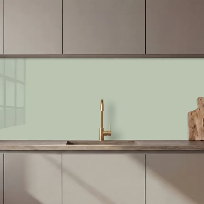 Keuken achterwand - Mintgroen - Effen kleur