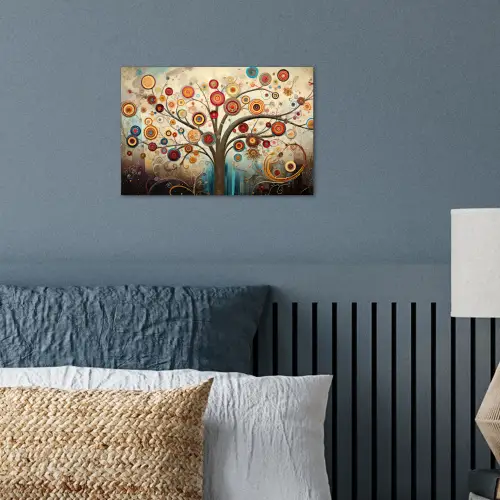 Boom - Tree of life - Kleur poster papier klein -sfeer2