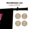 Vlinder - roze - Elegant Wandkleed katoen klein -sfeer2