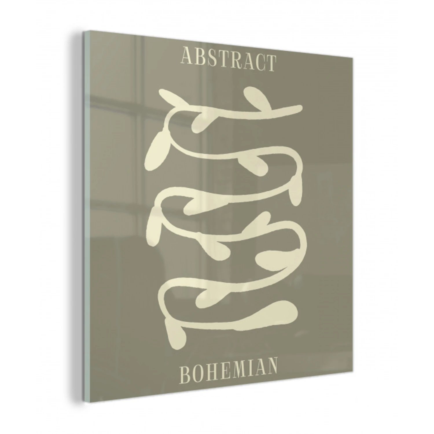 Bohemian - Planten - Groen - Abstract plexiglas 5mm klein -z3d