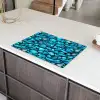 Glanzende - Blauwe - Stenen Inductie beschermer vinyl 3mm klein 276 -sfeer8