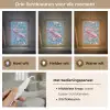 Vis - Water - Blauw - Licht Light Box met kabel (Tafellamp) klein -USP_lichtkleurNL