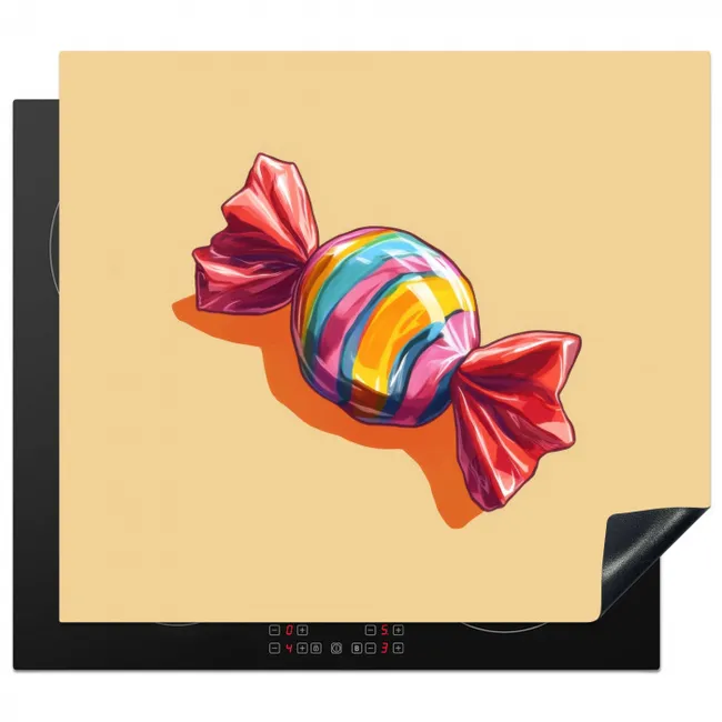 Geel - Snoep - Kleur Inductie beschermer vinyl 3mm middel -3d