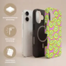 Kiwi - Speels - Groen Toughcase MagSafe Apple iPhone 17 klein 1017 -USP_Lagen_NL