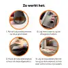 Palmbomen - Abstract - Zon - Heuvels Inductie beschermer vinyl 3mm klein -zzzzzzz-td-werking