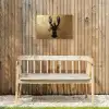 Kreeft - Zwart - Goud - Luxe Tuinposter op houten frame 2 cm dik klein -sfeer4