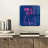 Brutaal - Grappig - Blauw plexiglas 5mm klein -sfeer1