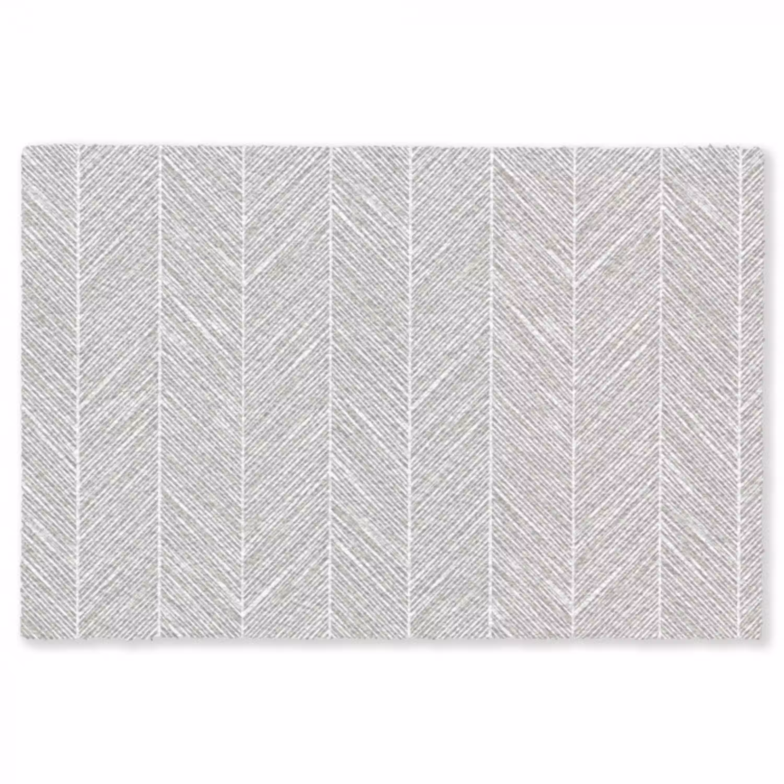 Klassiek - Visgraat - Grijs Vloerkleed Rechthoek klein 1091 -3d