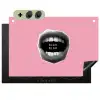 Mond - BLAH BLAH - Roze Inductie beschemer met haakjes klein -3d