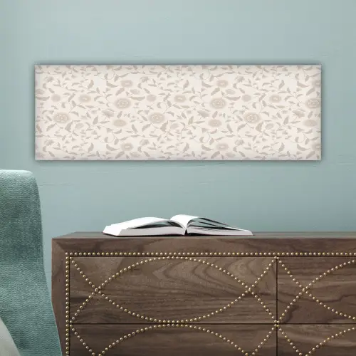 Sierlijk - Bloemen - Beige canvas 2cm klein 828 -sfeer4