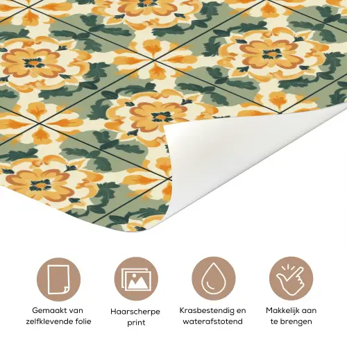 Keramiek - Verweerd - Kleurrijk deurposter klein 289 -closeup_NL