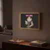 Portret - Humor - Neon Light Box met batterij (Wandlamp) middel -sfeer1