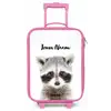Rachid Racoon Kinderkoffer - Roze klein -zz3dotto