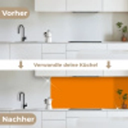 Oranje - Seizoenen - Herfst - Kleur keuken achterwand 2 middel 871 -voor-na_DE