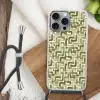 Modern - Grafisch - Groen Hoesje iPhone 16 Pro Max met koord klein 804 -sfeer4