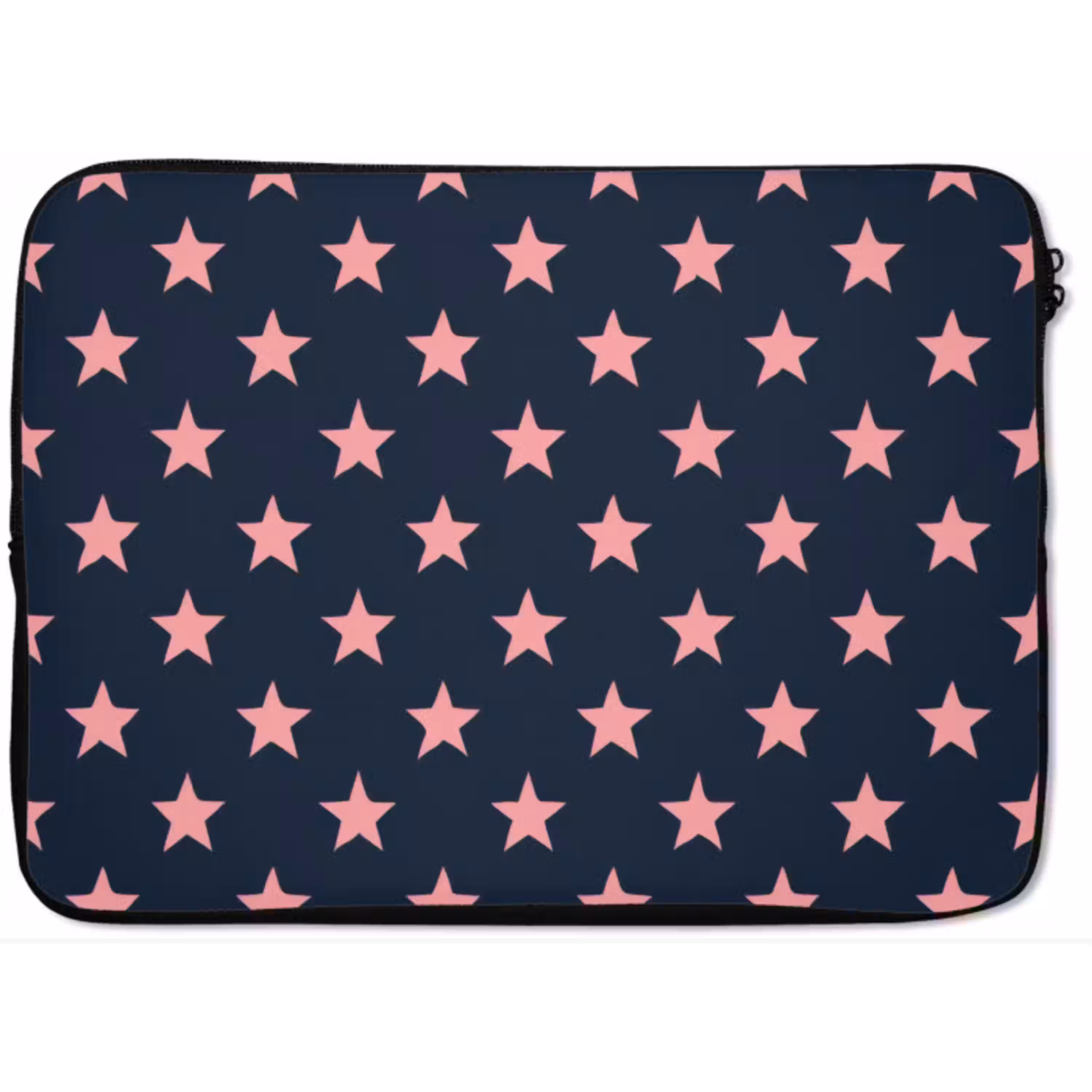Patroon - Sterren - Roze laptophoes neopreen klein 279 -zkaufland3dotto