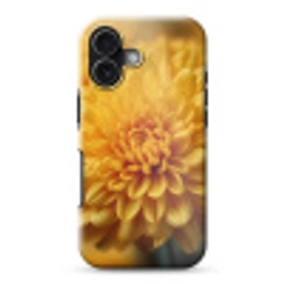 Geel - Chrysant - Zachtheid Toughcase MagSafe Apple iPhone 17 klein -3d