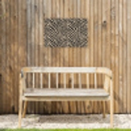 Zebra - Klassiek - Zwart Tuinposter op houten frame 2 cm dik klein 845 -sfeer4
