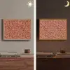 Bloemen - Print - Roze Light Box met batterij (Wandlamp) middel 907 -sfeer3