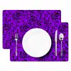 Panterprint - Paars - Patroon Placemat vinyl groot 368 -zzsfeer2_Kitchenyeah-website
