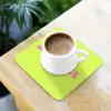 Groen - Roze bonjour - Retro onderzetter kurk middel -sfeer5
