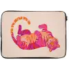 Tijger - Roze - Oranje laptophoes neopreen klein -zkaufland3dotto