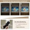 Knuffel - Monster - Maan - Wolken Light Box met batterij (Wandlamp kind) middel -USP_dimbaarNL