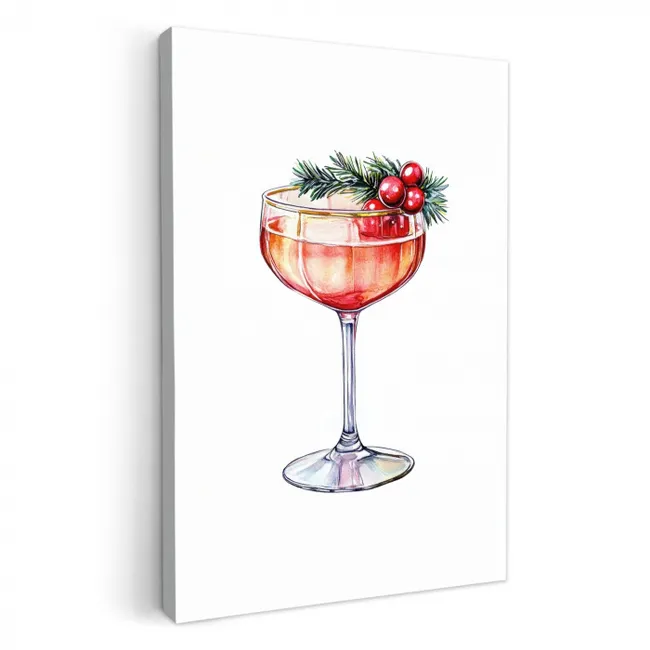 Cocktail - Feest - Winter - Decoratie KitchenYeah - Keuken - Canvas klein -3d