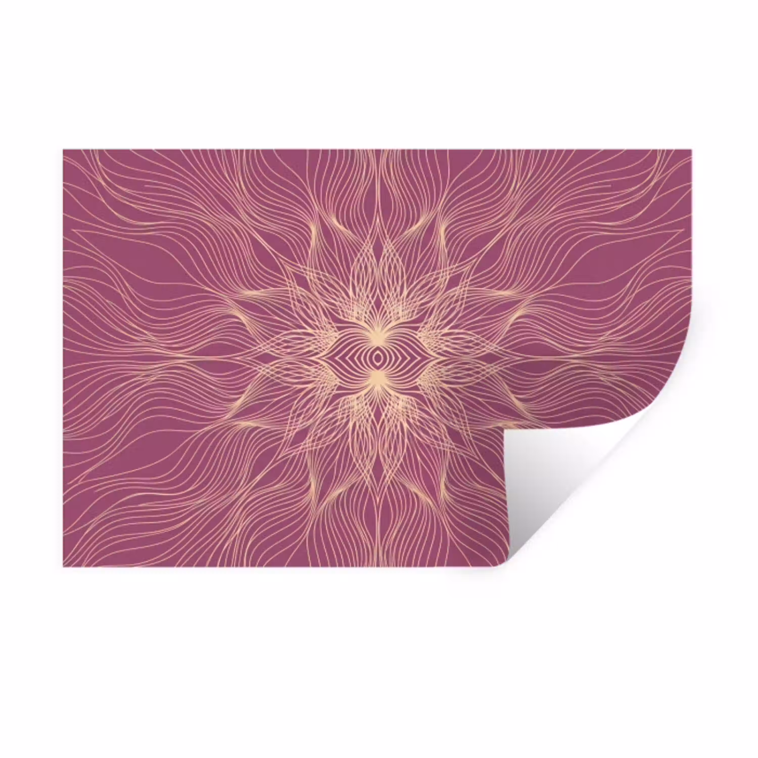 Lijnen - Patroon - Abstract Muursticker klein -3d