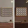 Cirkel - Retro - Kleurrijk Light Box met batterij (Wandlamp) middel 907 -sfeer3