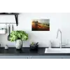 Klaprozen - Rood - Heuvels - Landschap Muursticker klein -keuken