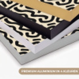 Abstract - Lijnen - Zwart Textielframe zwart klein 947 -USP_kleurenNL
