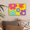 Bloemen - Illustratie - Kleurrijk canvas 2cm klein -sfeer1