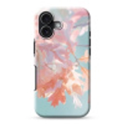 Eikenbladeren - Takken - Roze Toughcase MagSafe Apple iPhone 17 klein -3d