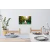 Jungle - Water - Brug - Natuur - Planten Muursticker klein -eettafel