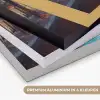Stad - Gracht - Zon - Fietsen Textielframe zwart klein -USP_kleurenNL