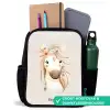 Bohemian paard in pastel kleuren Rugzak - Zwart middel -inhoud_NL