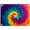 Regenboogkleuren - Spiraal - Kleurrijk tuinposter los doek klein -3d