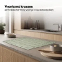 Krokodillenleer - Schubben - Groen Inductie beschermer vinyl 3mm klein -sfeer1