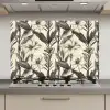 Klassiek - Botanisch - Zwart - Beige keuken achterwand spatscherm klein 900 -3d_website
