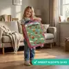 Patroon - Dino - Pterosaurussen Kinderkoffer - Roze klein -sfeer2_NL