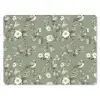 Botanisch - Vogels - Groen muismat rubber klein 262 -3d