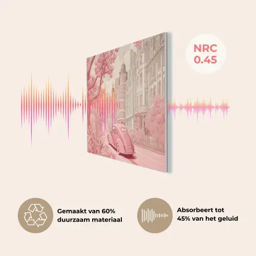 City - Car - Pink PET vilt klein -USP_NL