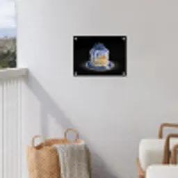 Pannenkoeken - Blauwe Bessen - Bord tuinposter los doek klein -sfeer8