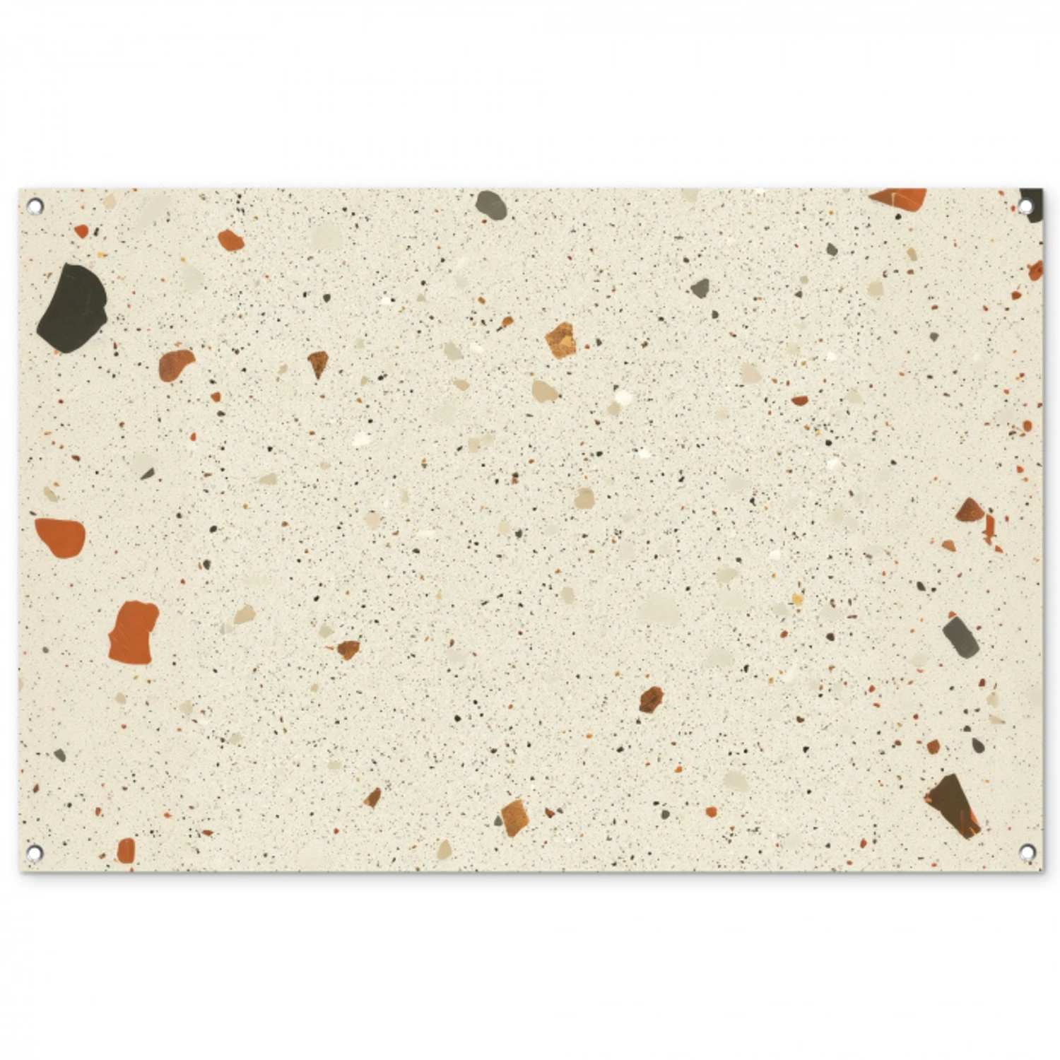 Terrazzo - Decoratie - Tegels - Patronen tuinposter los doek groot -3d