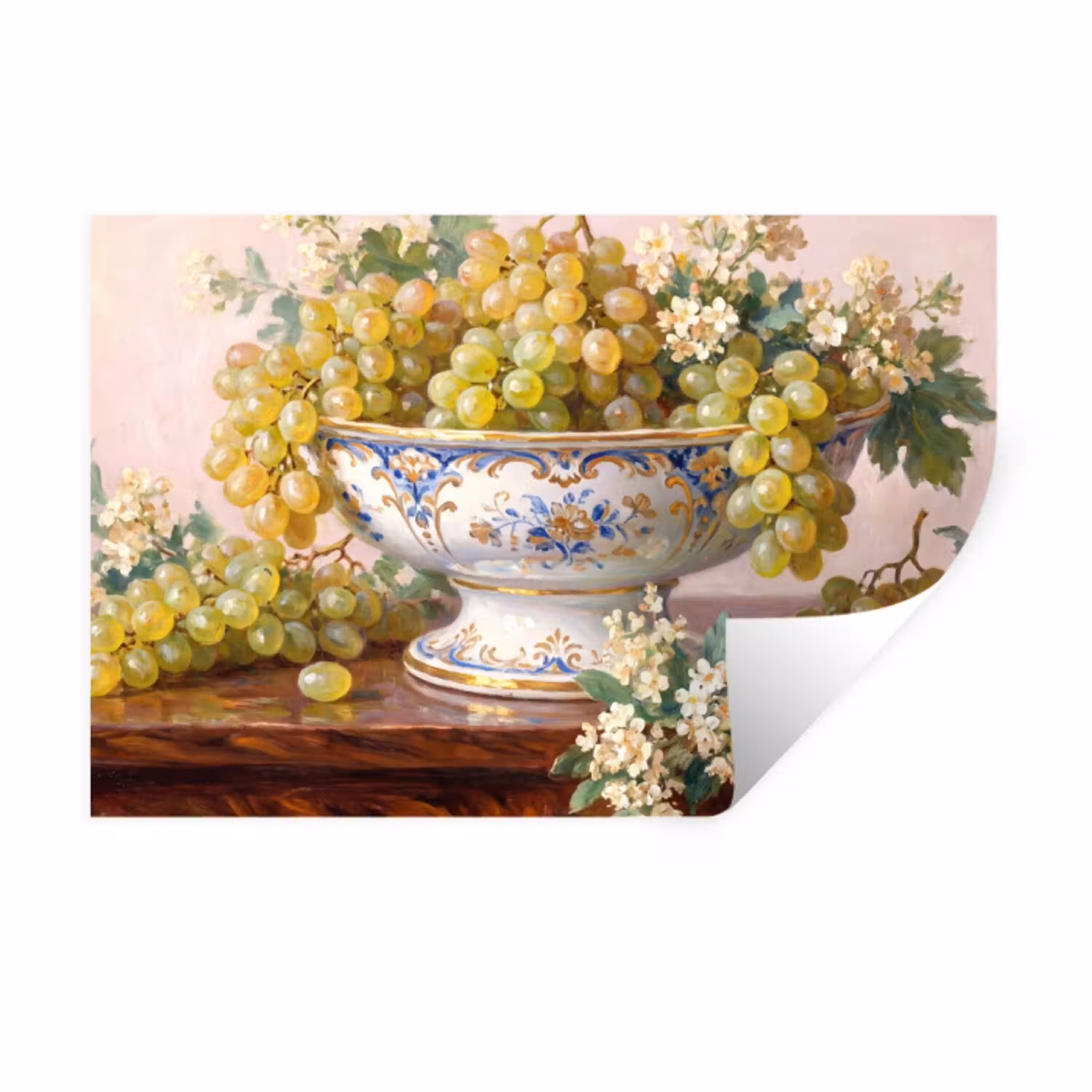 Fruit - Stilleven - Klassiek Muursticker klein -3d