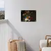 Vaas met bloemen - Schilderij van Rachel Ruysch tuinposter los doek klein -sfeer8